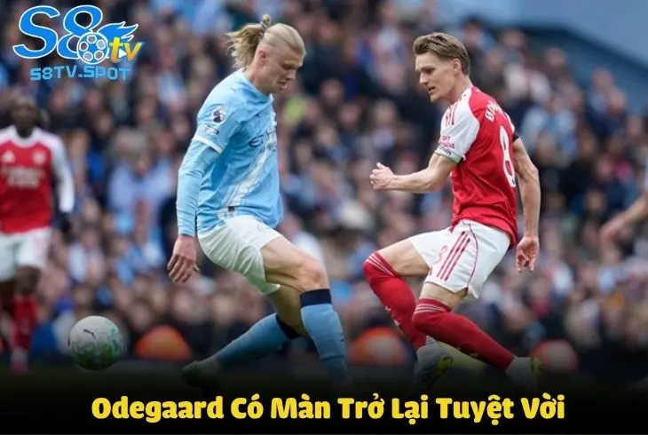 Odegaard đang có màn trở lại Arsenal sau chấn thương khá tốt - Theo nguồn tin S8TV