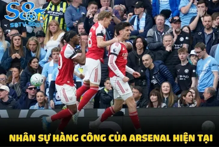 Nhân sự hàng công của Arsenal hiện tại phong độ bất ổn - Nguồn S8TV