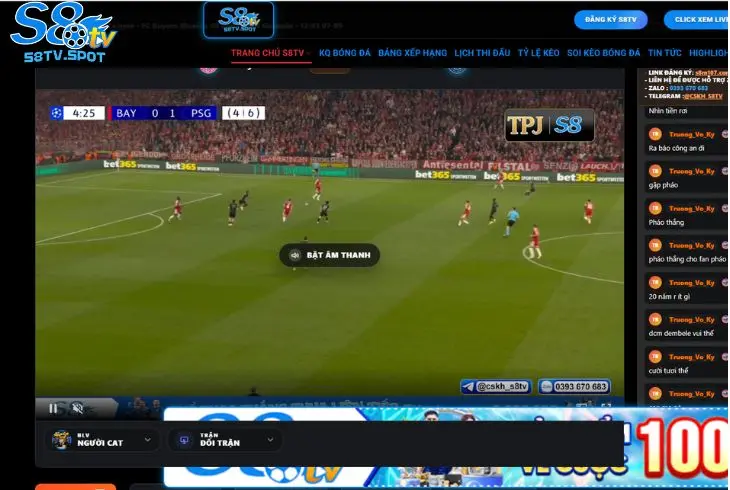 Xem bóng đá trực tiếp chung kết cúp C1 châu Âu 2026 tại S8TV